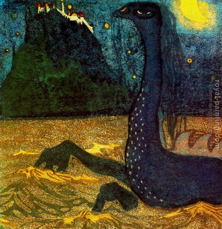 Wassily Kandinsky : Moonlight night